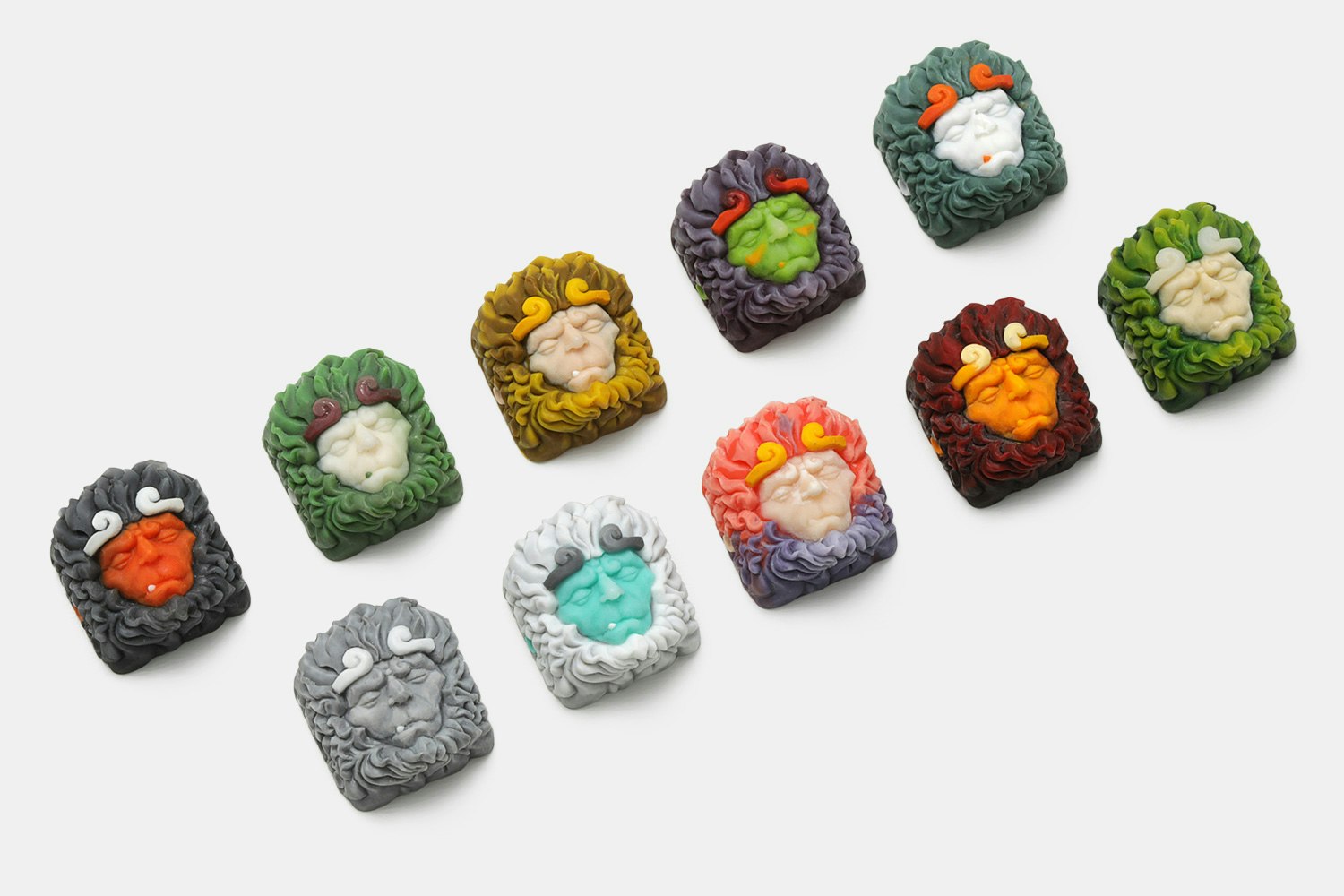 Golden Star Monkey King Reborn Artisan Keycap