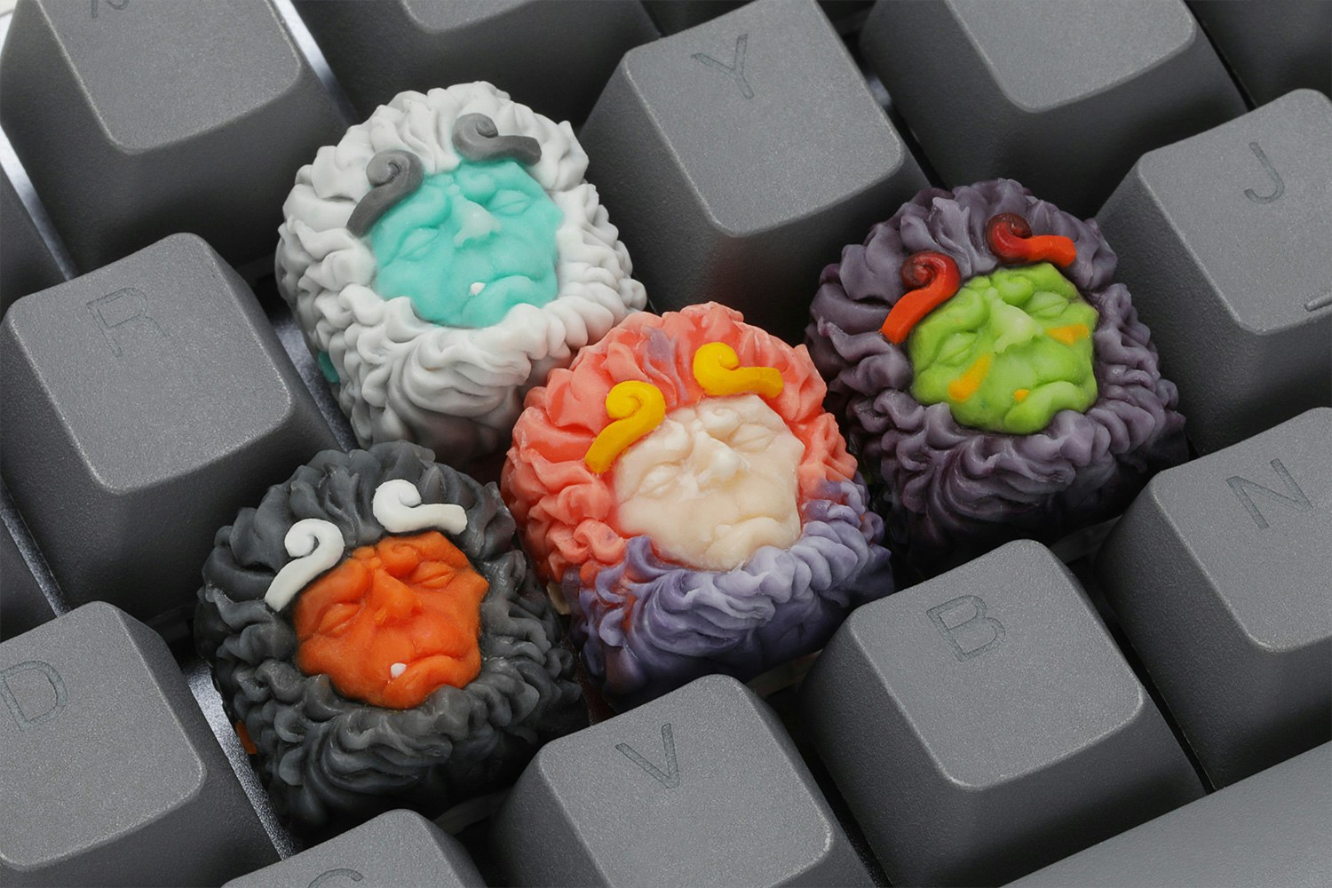 Golden Star Monkey King Reborn Artisan Keycap