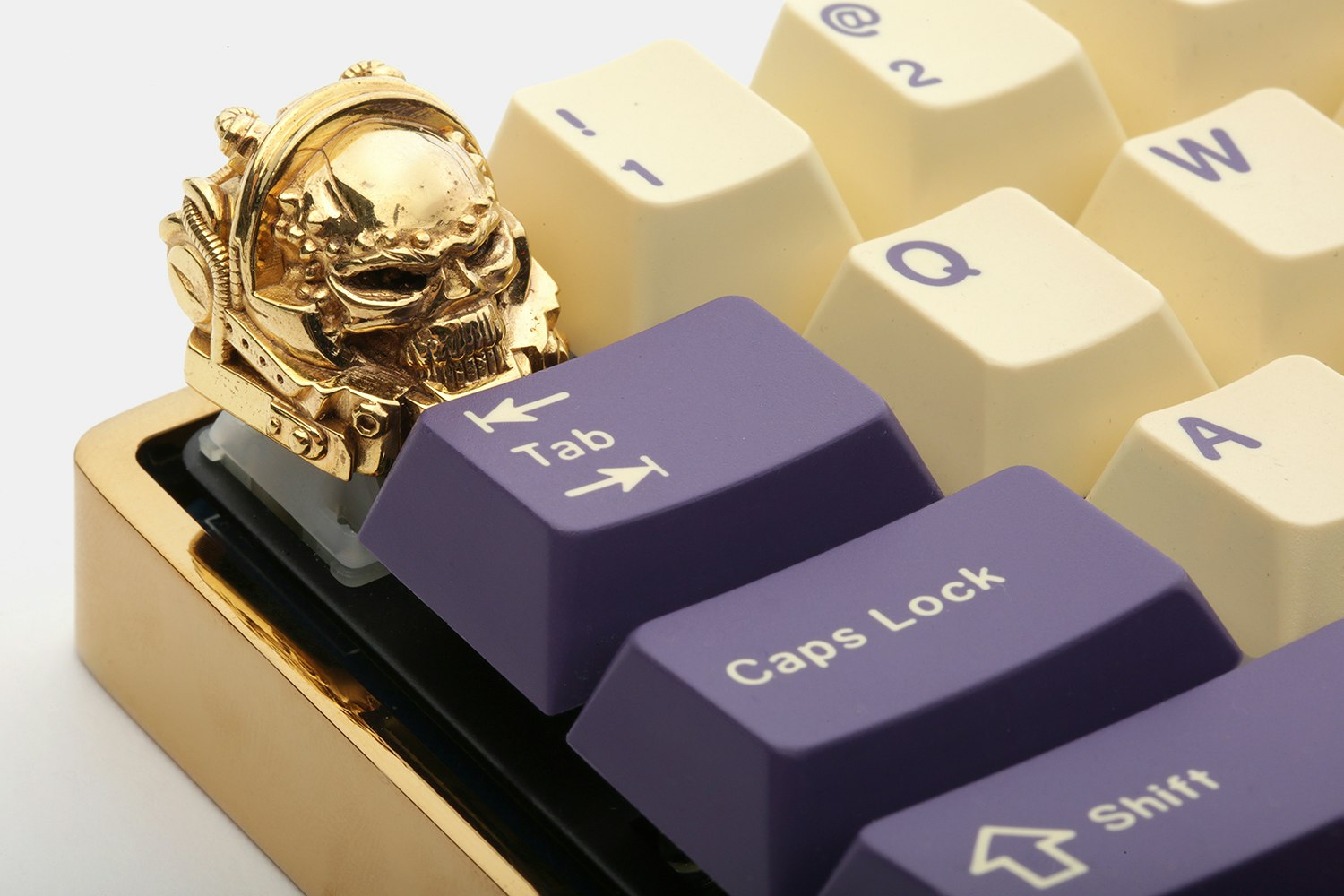 Golden Star Skull Marine Artisan Keycap