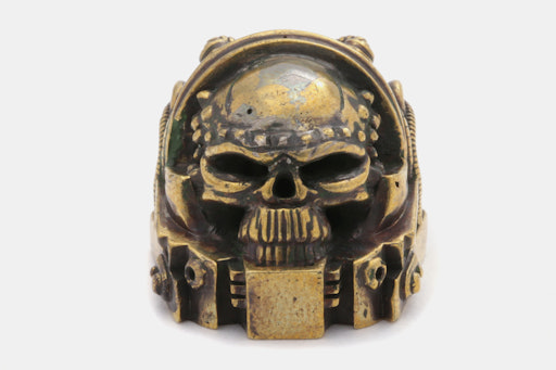 Golden Star Skull Marine Artisan Keycap