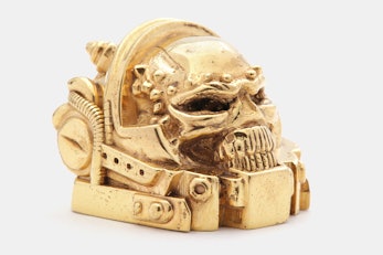 Golden Star Skull Marine Artisan Keycap