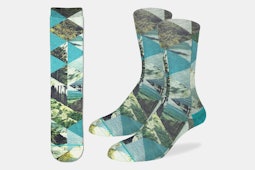 Forest of Triangles Active Fit Socks