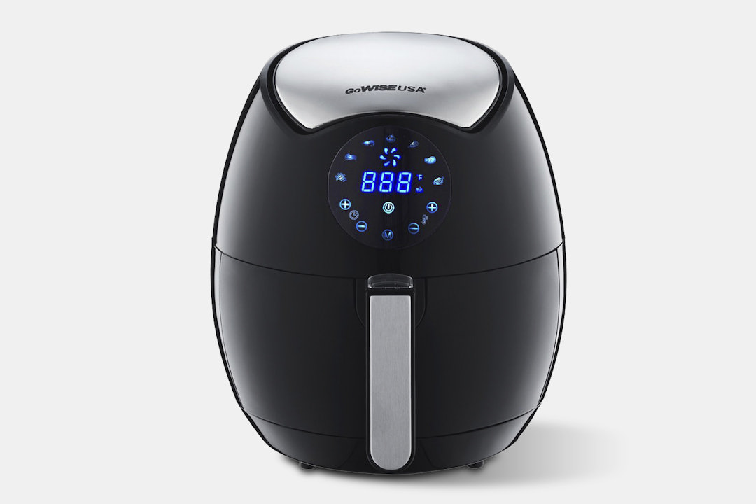 GoWise 3.7qt Programmable Air Fryer w/ Recipe Book