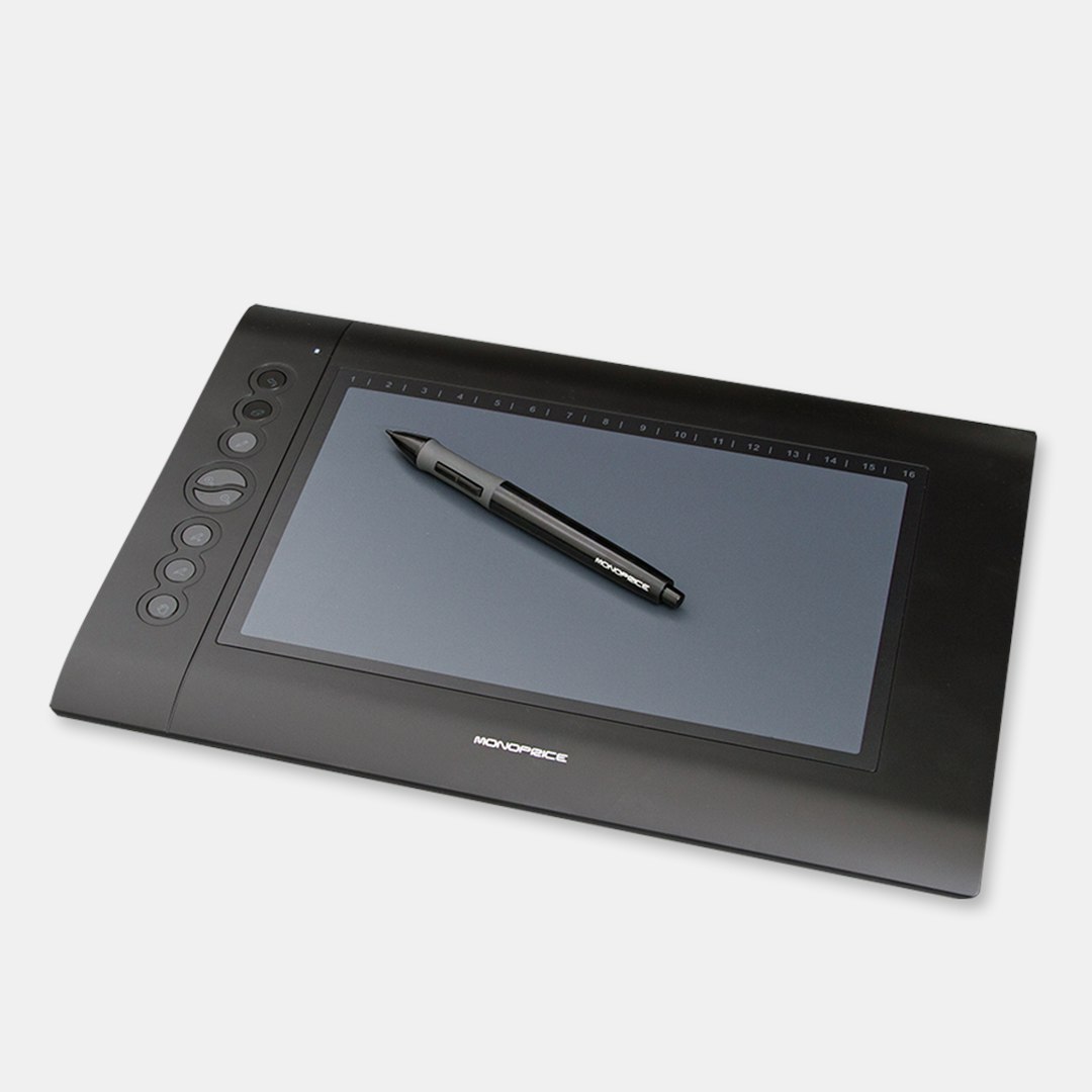 Monoprice 10 x 6.25-inch Graphic Drawing Tablet (4000 LPI, 200 RPS, 2048  Levels)