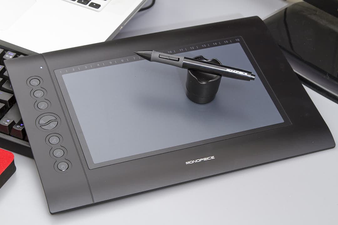 Monoprice 10" X 6.25" Graphics Drawing Tablet Graphics Tablets Drop