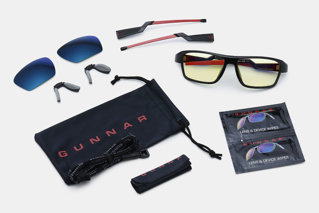 Gunnar Lightning Bolt 360 Onyx/ESL Gaming Glasses