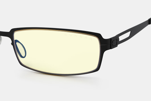 Gunnar Rocket Alt Fit Men's Onyx Rectangle Gamer Glasses