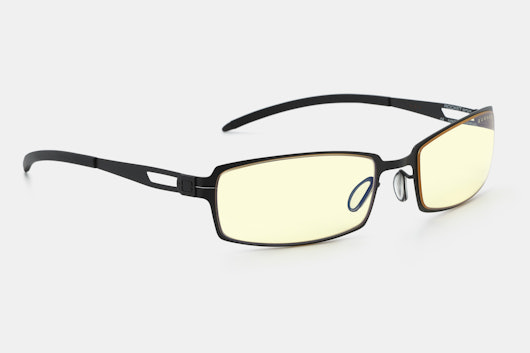 Gunnar Rocket Alt Fit Men's Onyx Rectangle Gamer Glasses