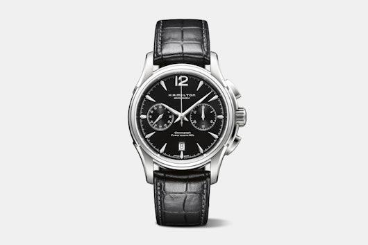 H32606735 (black dial, leather strap) 