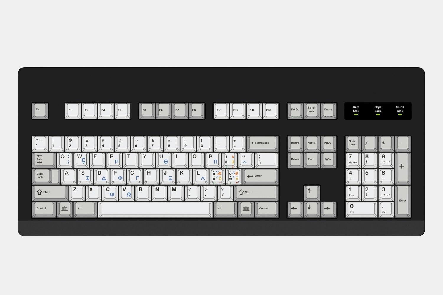 Hammer BSP Classic Beige PBT Dye-Subbed Keycap Set