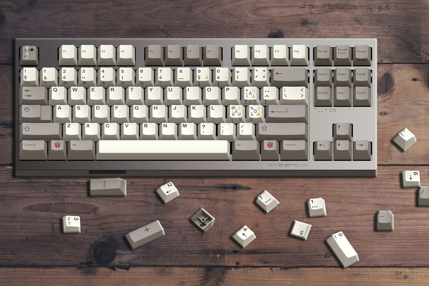 Hammer BSP Classic Beige PBT Dye-Subbed Keycap Set