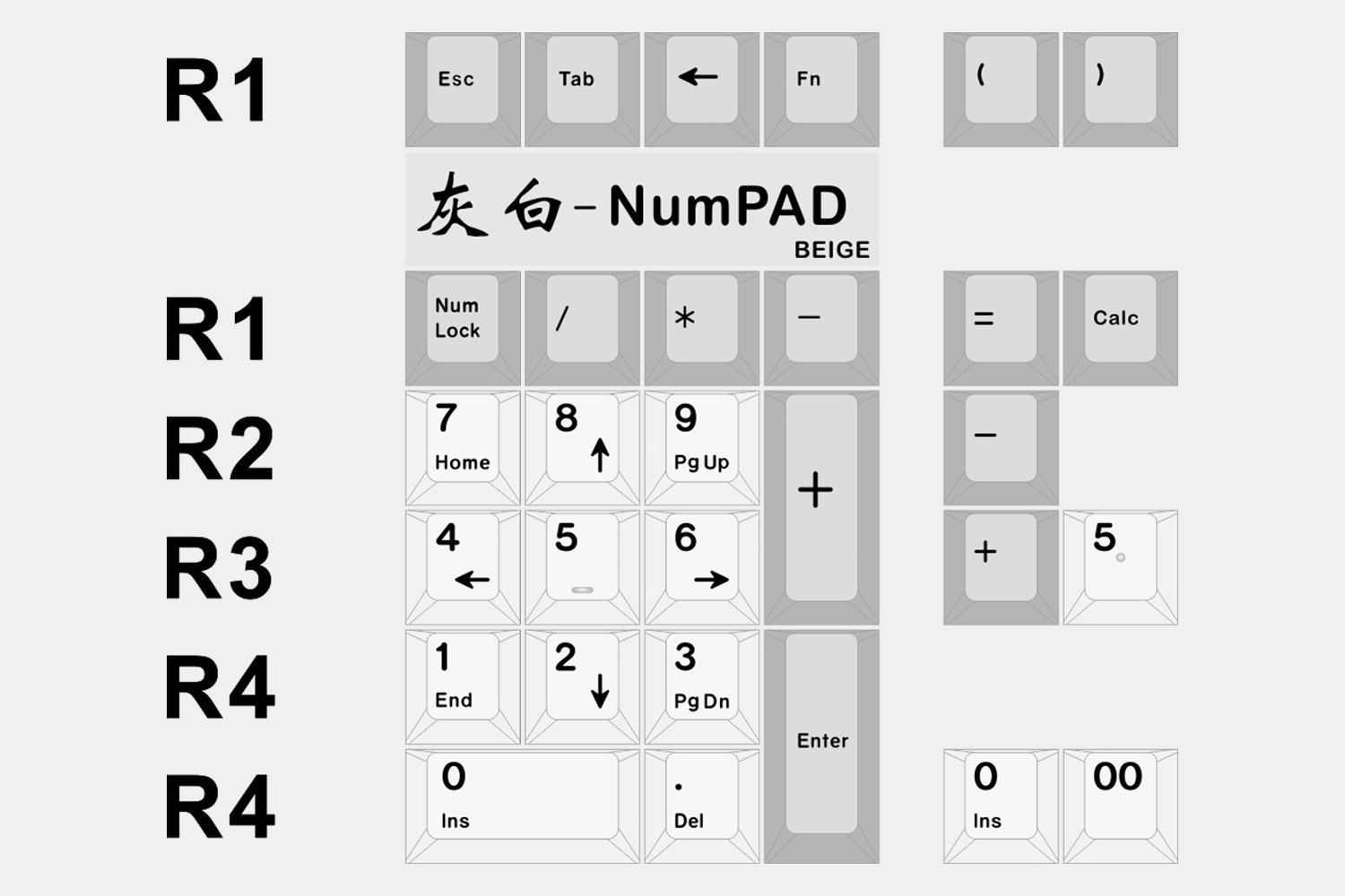 NumPAD Beige
