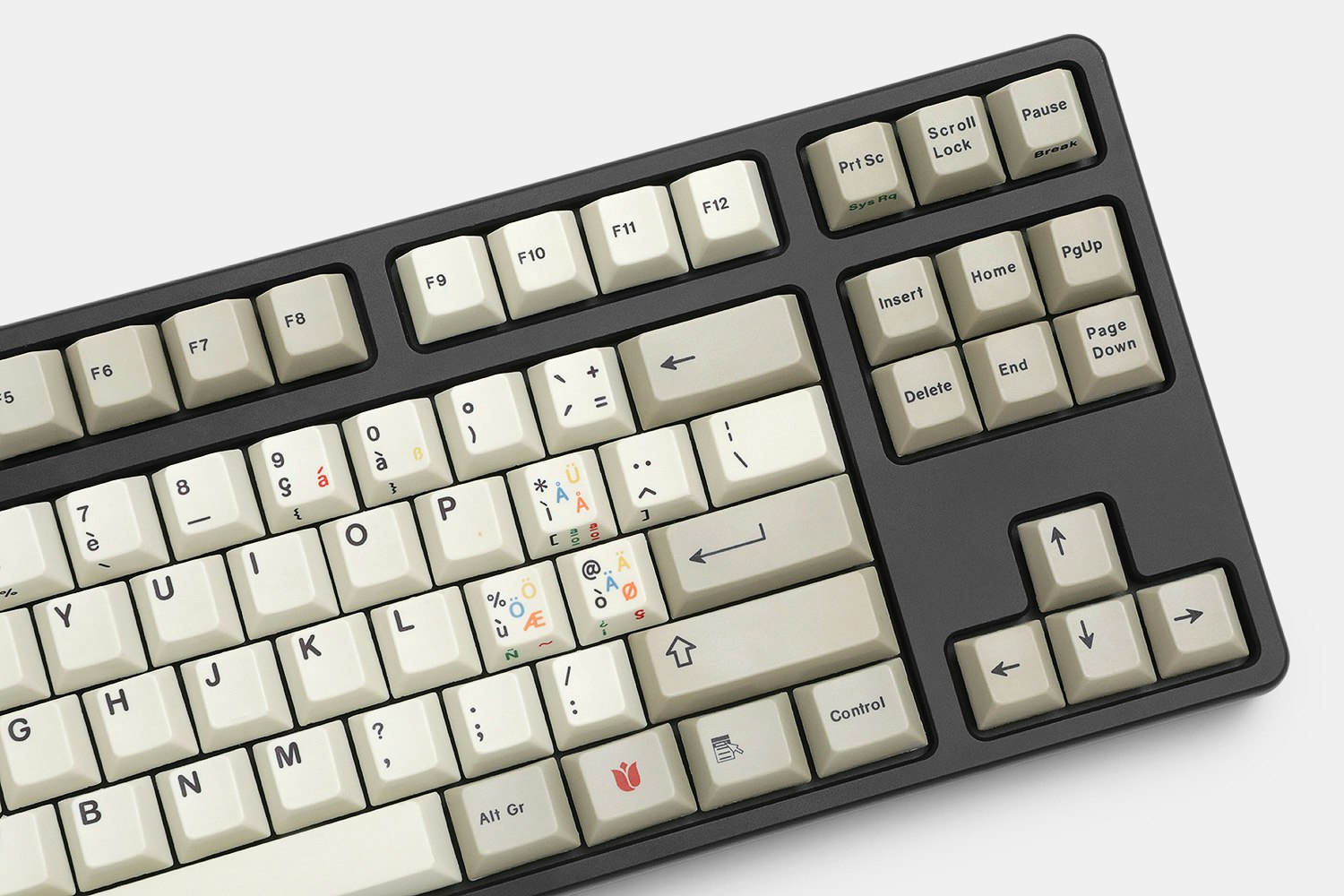 HammerWorks CRP Tulip/Peacock R3 Dye-Subbed PBT Keycaps