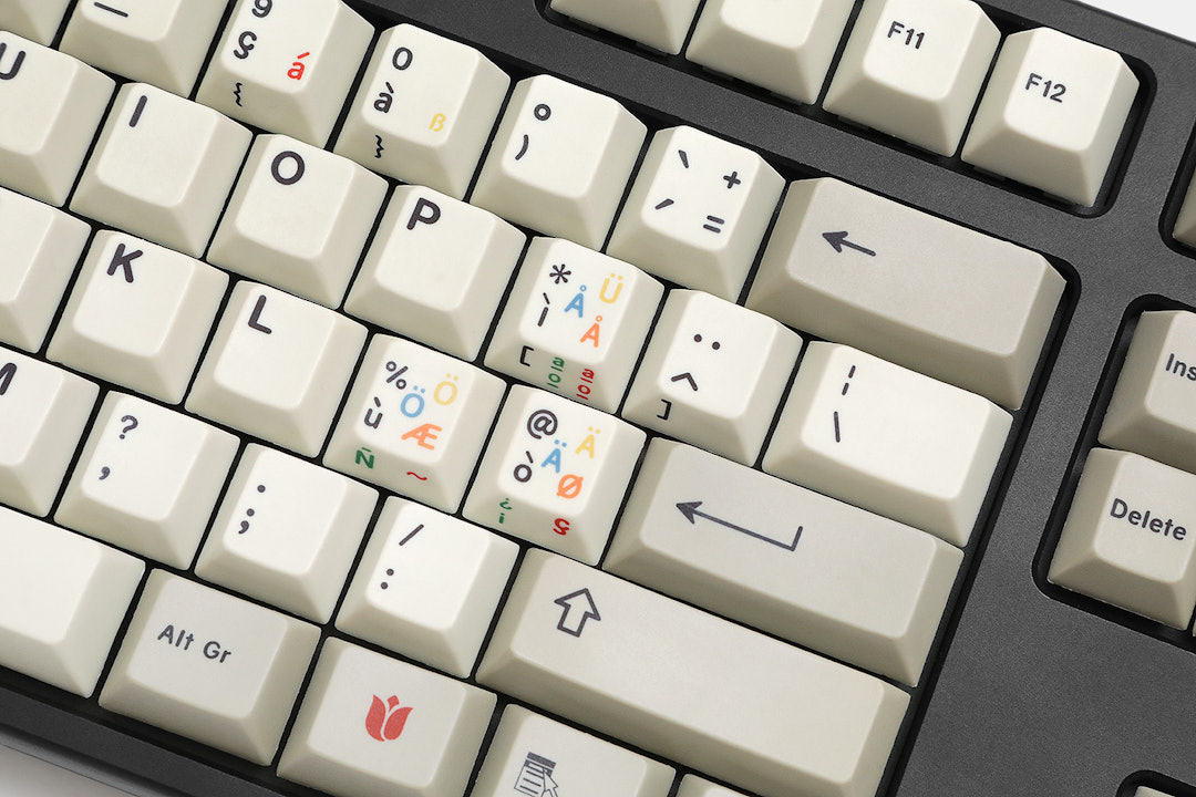 HammerWorks CRP Tulip/Peacock R3 Dye-Subbed PBT Keycaps