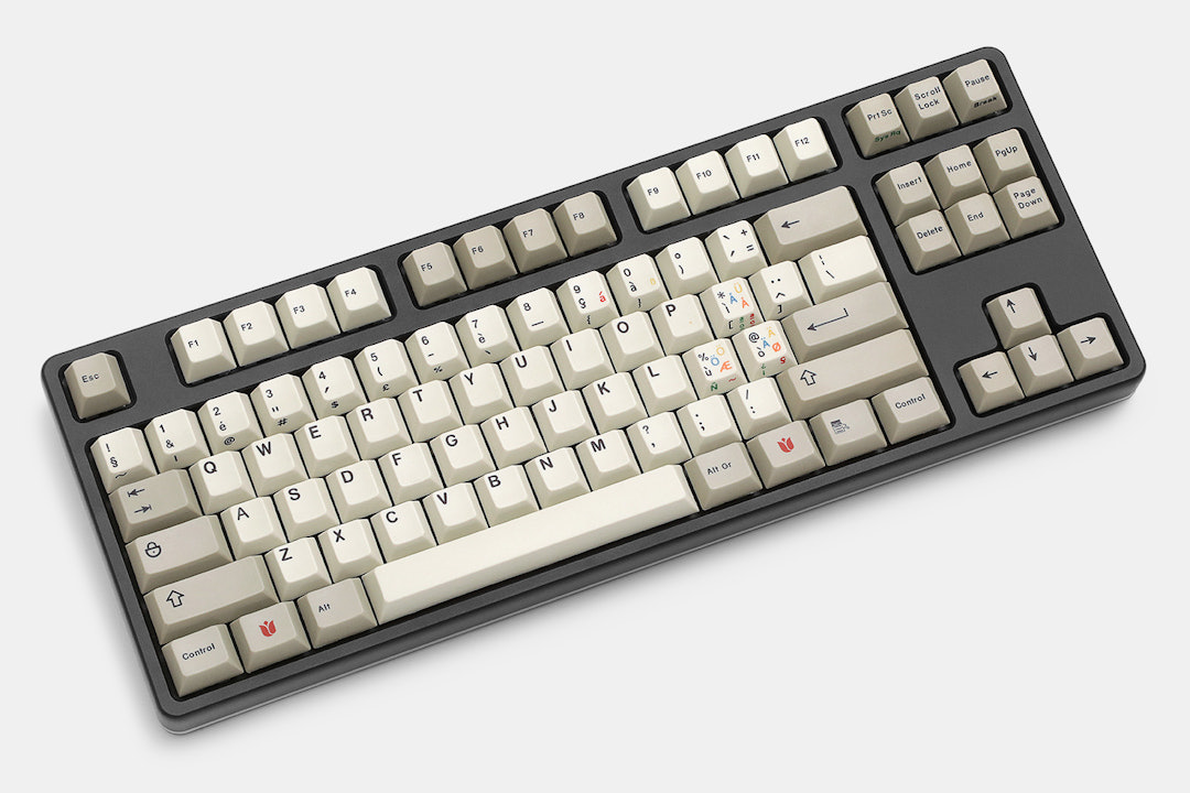 HammerWorks CRP Tulip/Peacock R3 Dye-Subbed PBT Keycaps