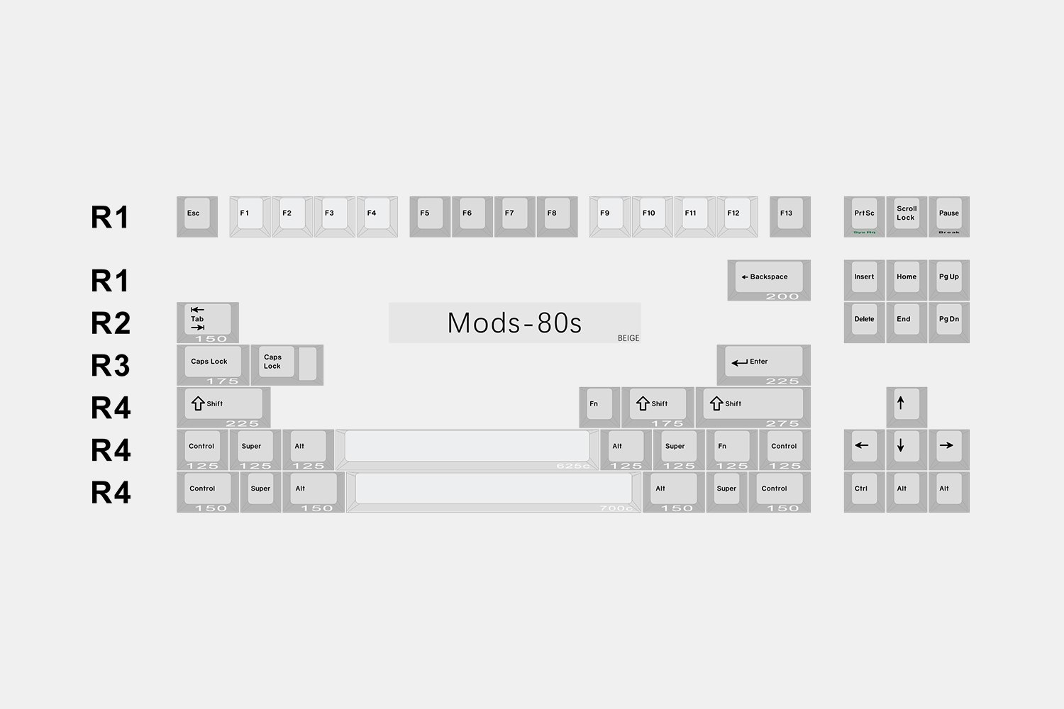 Mods 80s Beige - $45