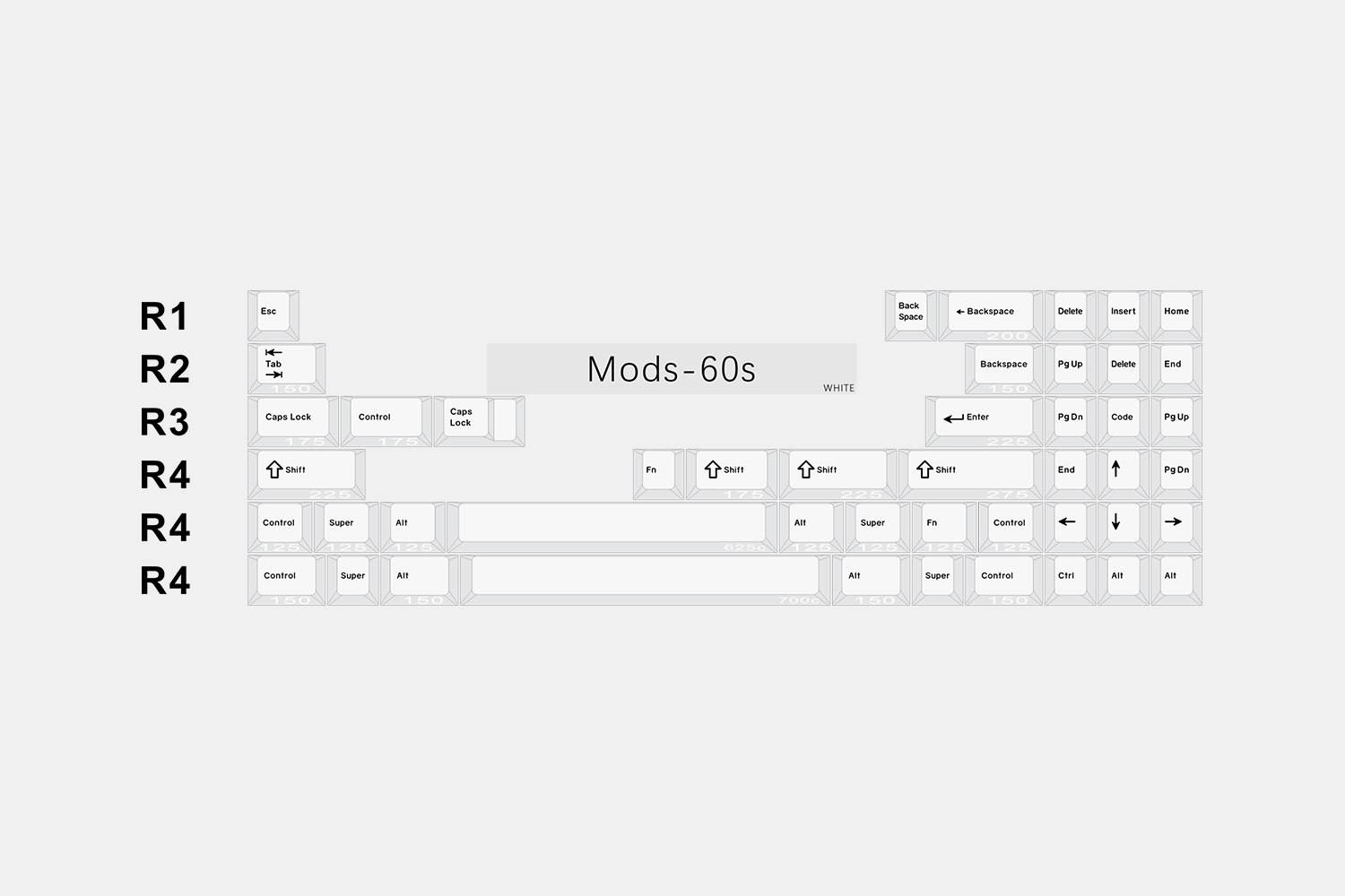 Mods 60s White - $40