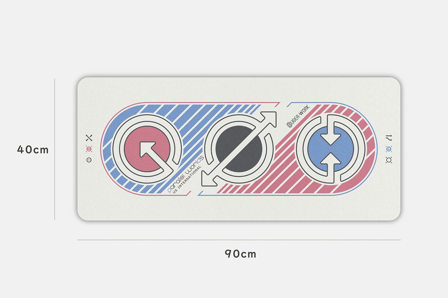 Buger & Hammer Parallel Worlds Desk Mat