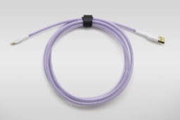 Lavender paracord w/ Clear Techflex