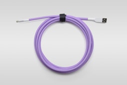 White paracord w/ Purple Techflex White paracord w/ Purple Techflex