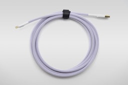 Lavender paracord w/ White Techflex Lavender paracord w/ White Techflex