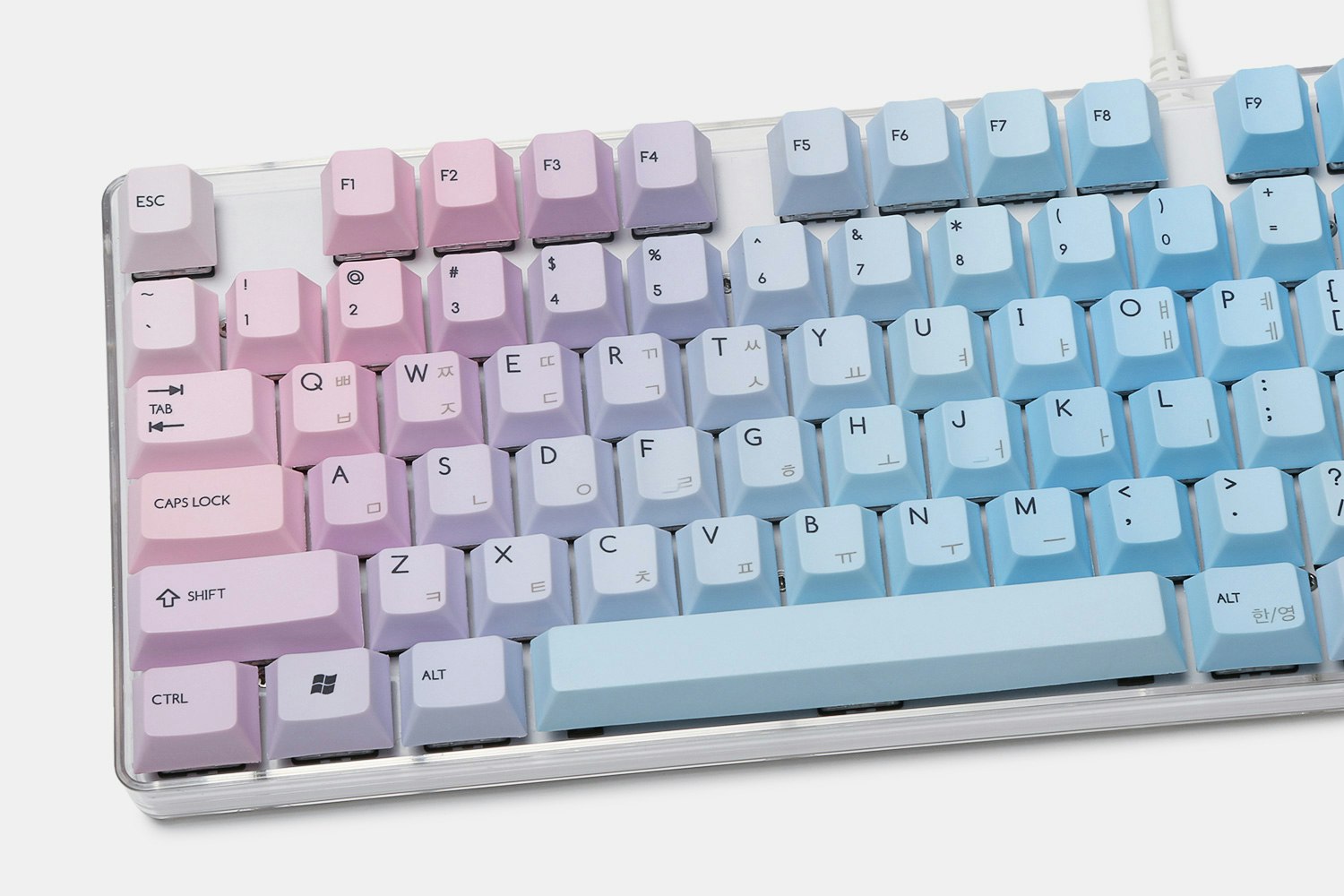 Hangul (Korean Alphabet) PBT DyeSubbed Keycap Set Mechanical