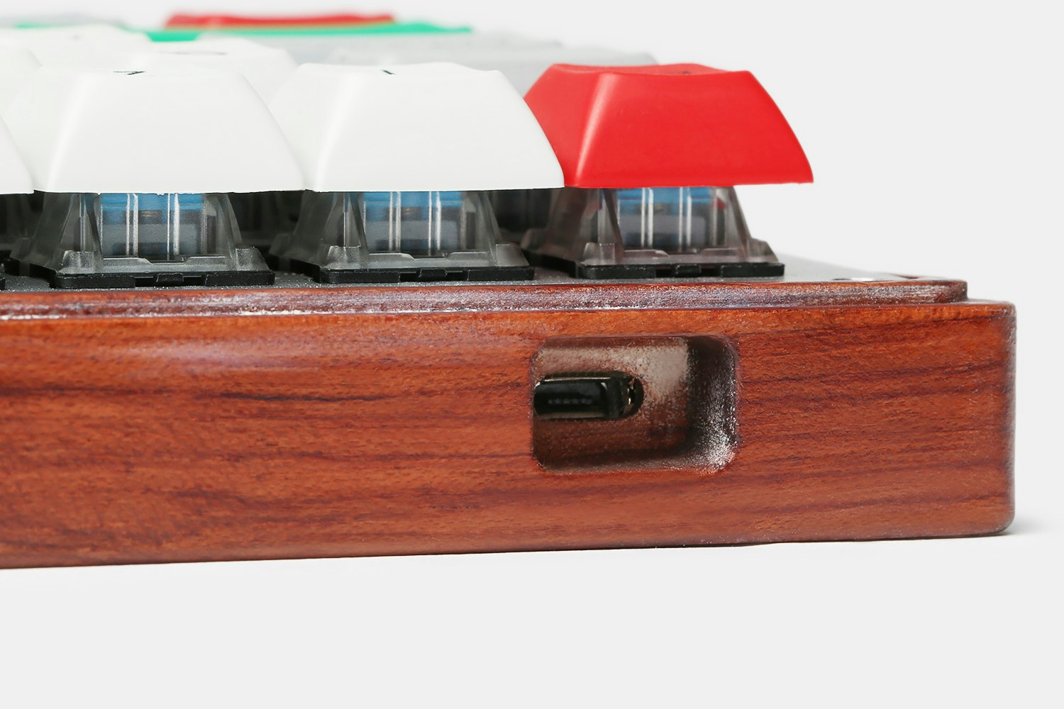 Hard Wood Case for White Fox Mechanical Keyboard