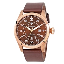 Brown dial with PVD Rose Gold tone case