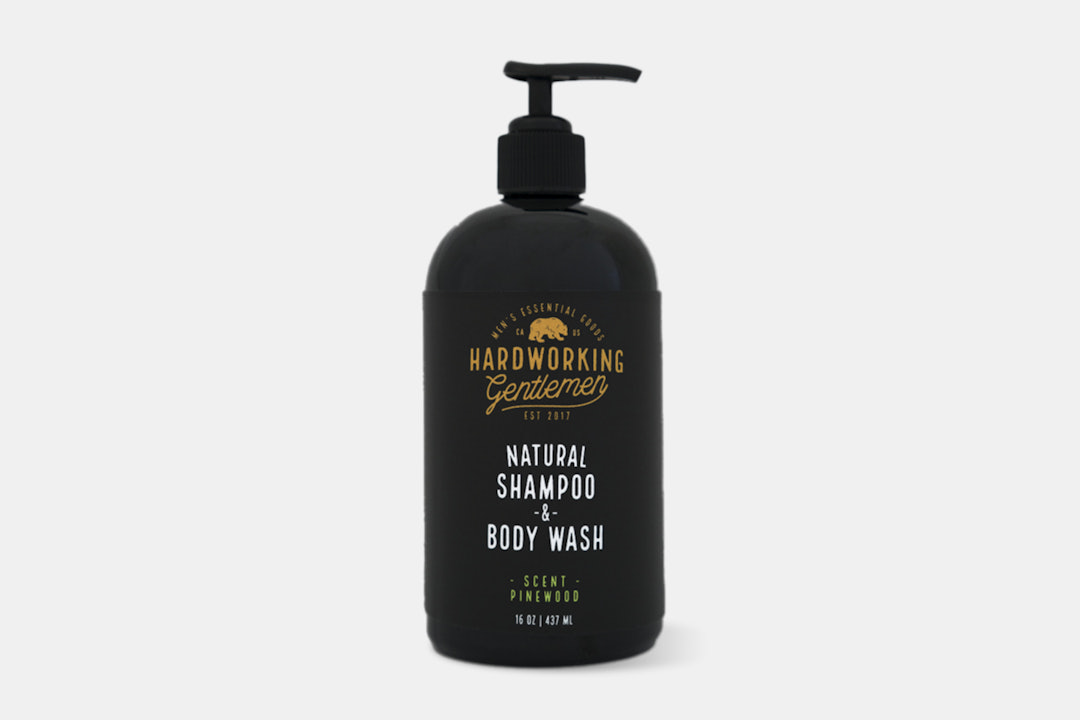Hardworking Gentlemen Natural Shampoo & Bodywash