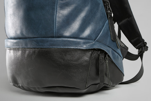 Harvest Label Leather Bomber Backpack