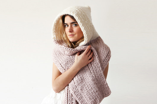 Hawk Hood Kit by We are Knitters