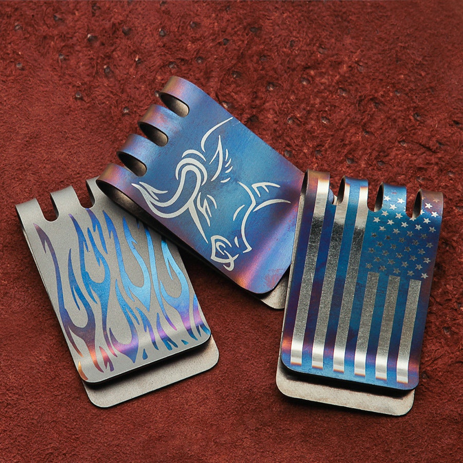 Hell-Bent Ti Money Clip | Money Clips | Drop