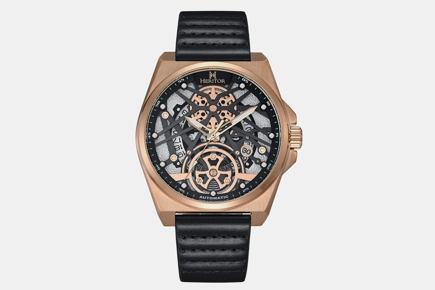 Heritor Romero Leather-Band Automatic Watch More Community Picks
