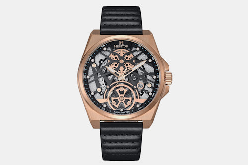 Heritor Romero Leather-Band Automatic Watch More Community Picks