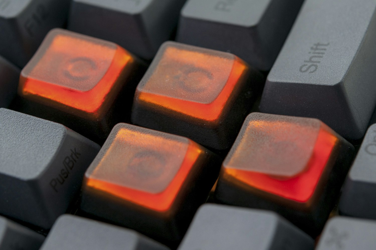 Hidden Lab Two-Tone MX / HHKB Resin Keycaps