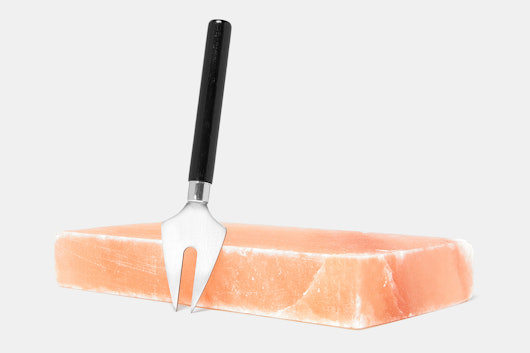 Himalayan Salt Block & Cheese Knife Set
