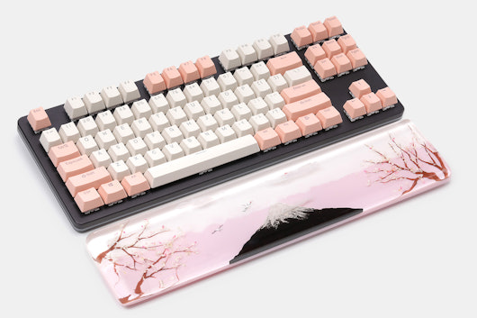 HLYM Cherry Blossom Fuji Resin Artisan Wrist Rest