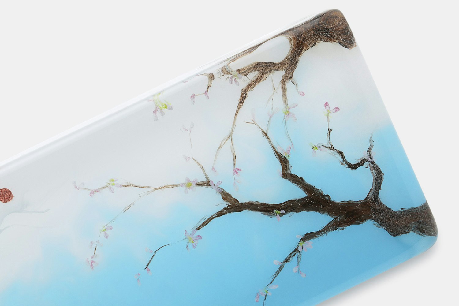 HLYM Mt. Fuji & Full Moon Artisan Resin Wrist Rests