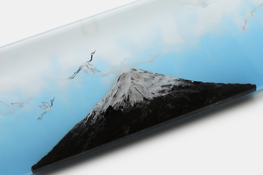 HLYM Mt. Fuji & Full Moon Artisan Resin Wrist Rests