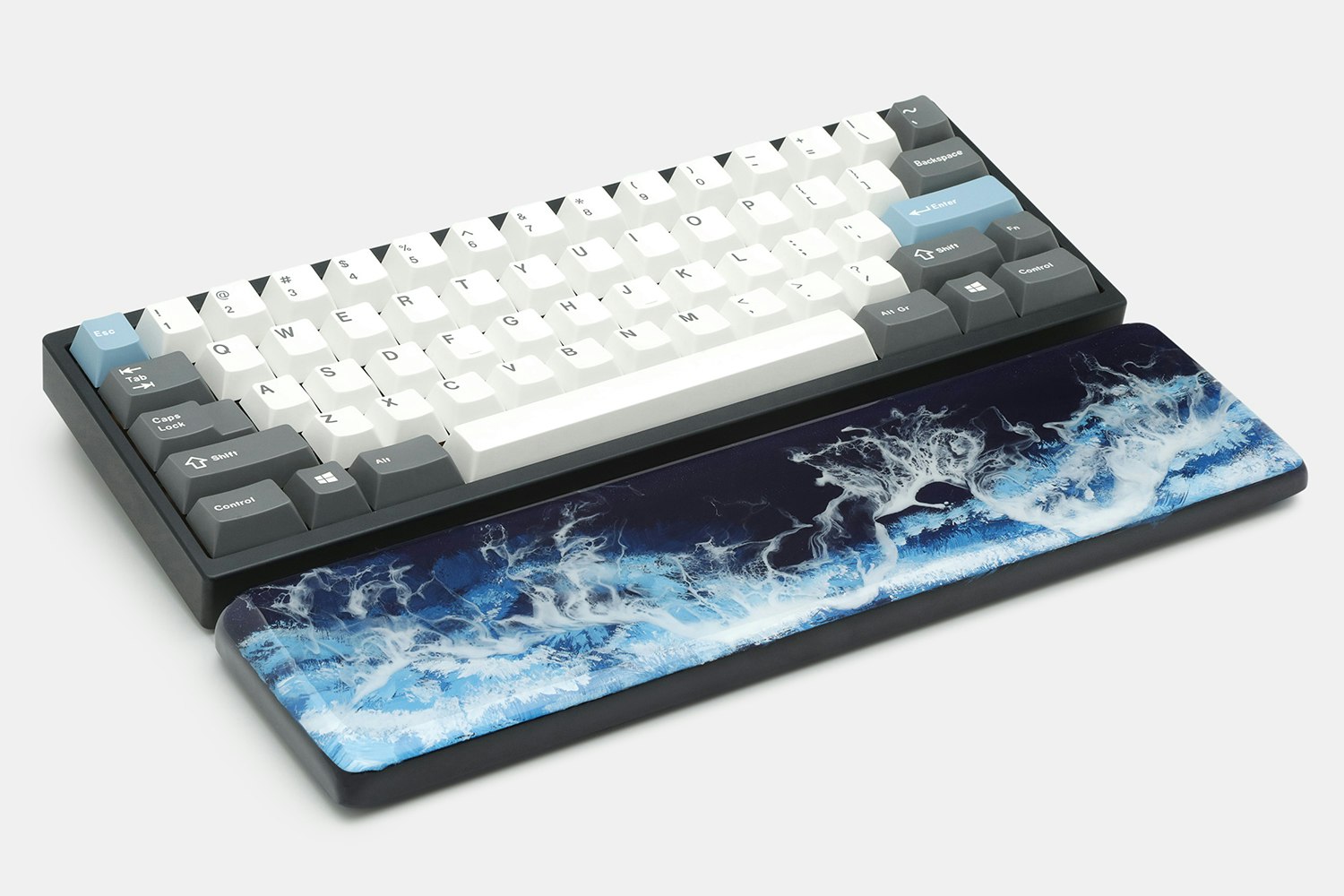 HLYM Ocean Wave Handmade Artisan Wrist Rest