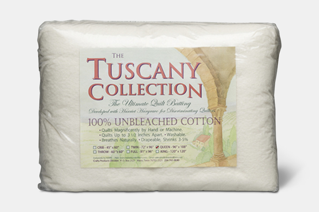 Hobbs Tuscany Unbleached Cotton Batting