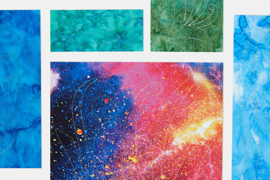 Hoffman Fabrics Supernova Spiral Quilt Kit Bundle