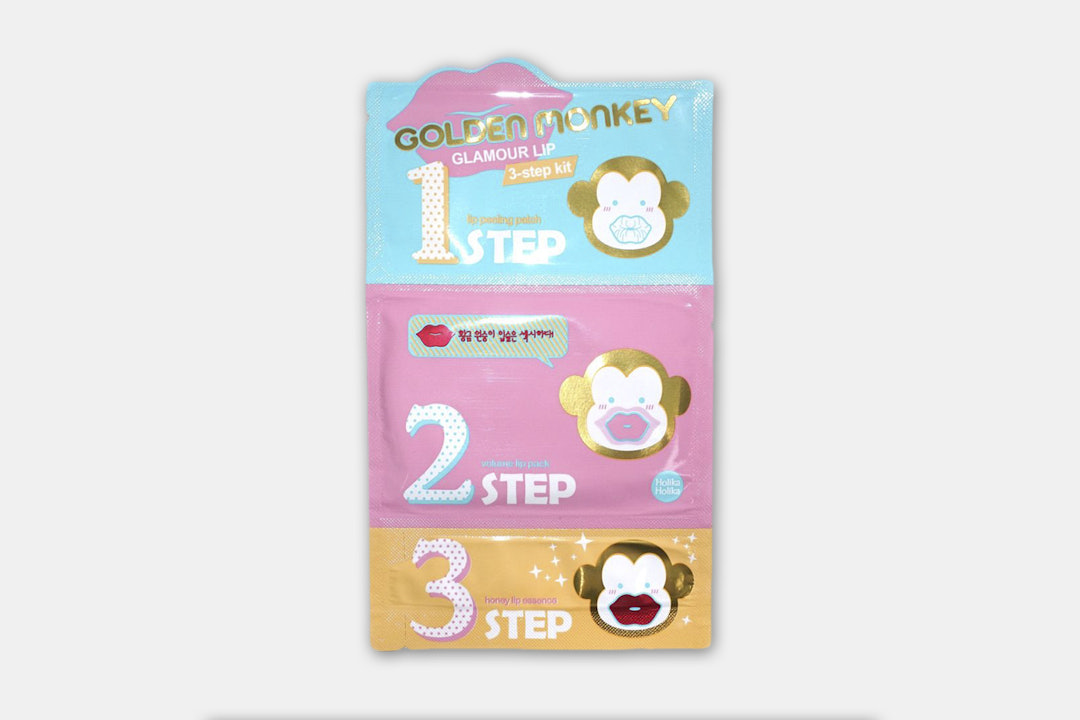 Holika Holika Golden Monkey Lip 3-Step Kit (3-Pack)