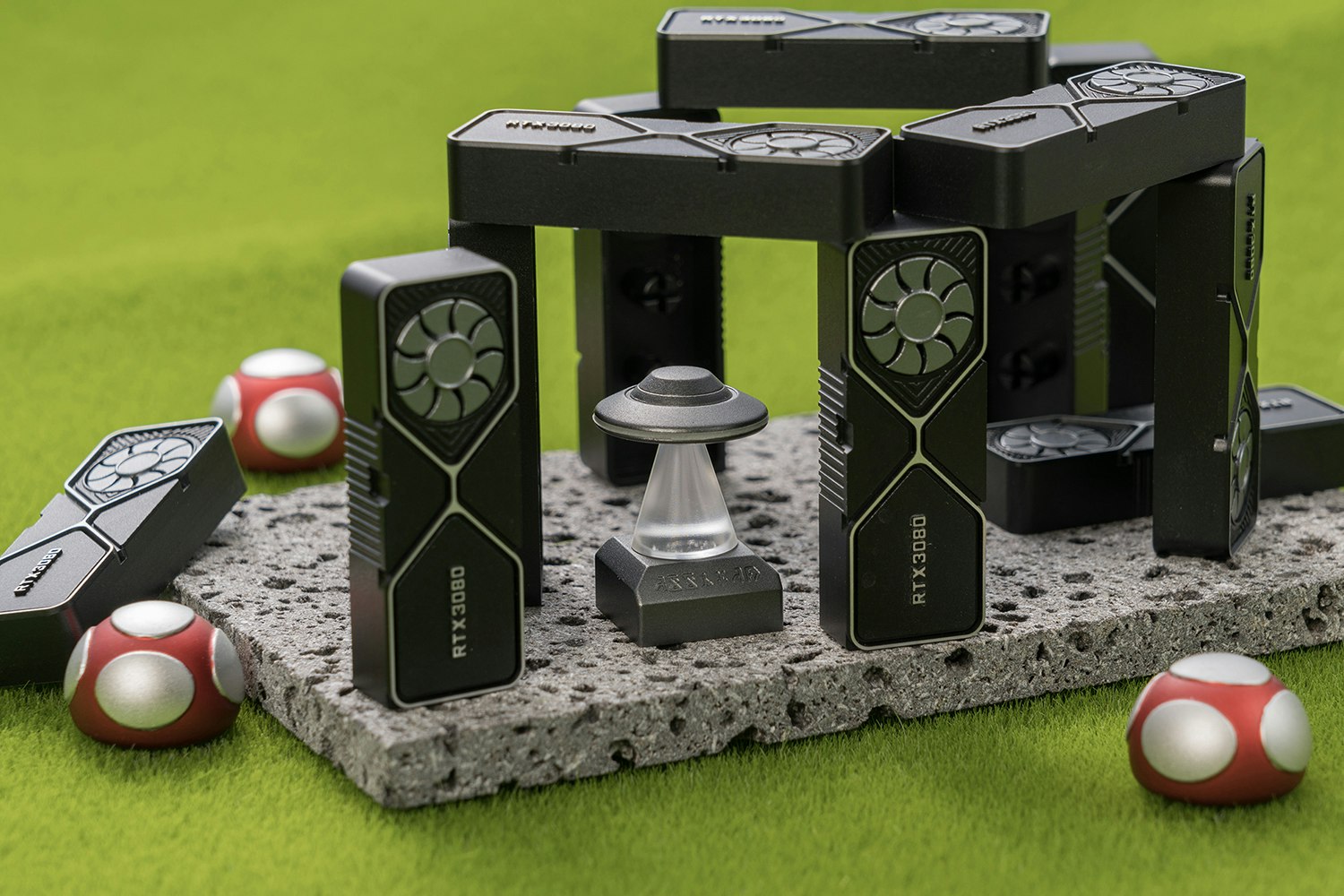 Holyoops UFO Aluminum Artisan Keycap