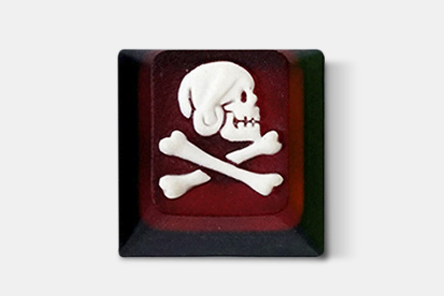 Black Maroon x White Skull 