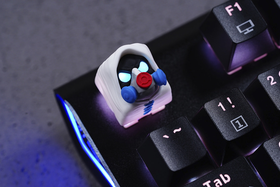 Hot Keys Project Skull Face Artisan Keycap