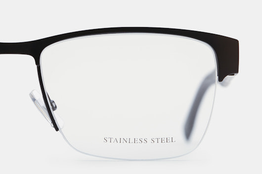 Hugo Boss 770 Metal Semi-Rim Eyeglasses