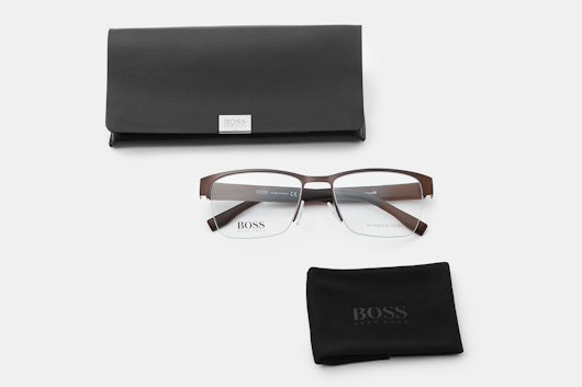 Hugo Boss 770 Metal Semi-Rim Eyeglasses