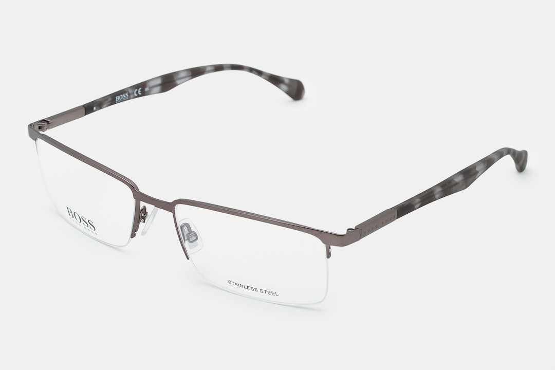 Hugo Boss 829 Semi-Rimless Eyeglasses