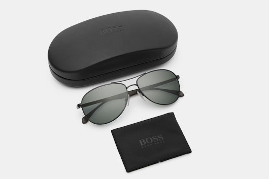 Hugo Boss Polarized Aviator Sunglasses